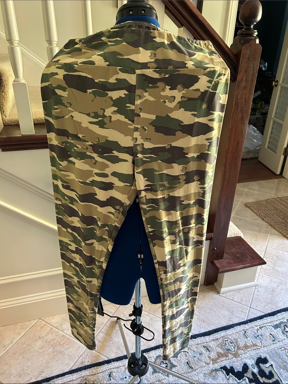 LuLaRoe Camouflage Pencil Skirt - Green Camo - XL